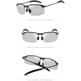Goggle Unisex Fashion Intelligent Sunglasses Polarized Retro Glasses - Dark Gray - CE197D9ND9I $18.35