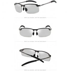 Goggle Unisex Fashion Intelligent Sunglasses Polarized Retro Glasses - Dark Gray - CE197D9ND9I $8.21