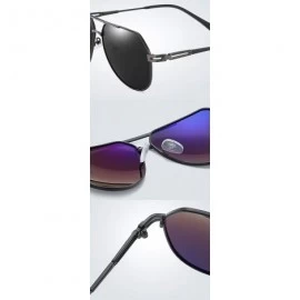 Aviator Men's Aviator- Polarized Sunglasses- Driving - C2 - C6197E9K6XX $43.68