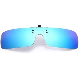 Rectangular Polarized Clip on Sunglasses Anti Glare for Prescription Eyeglasses Clip - Type 3 - C518OZRO4T6 $16.32
