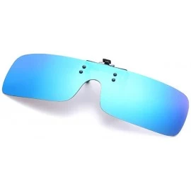 Rectangular Polarized Clip on Sunglasses Anti Glare for Prescription Eyeglasses Clip - Type 3 - C518OZRO4T6 $10.06