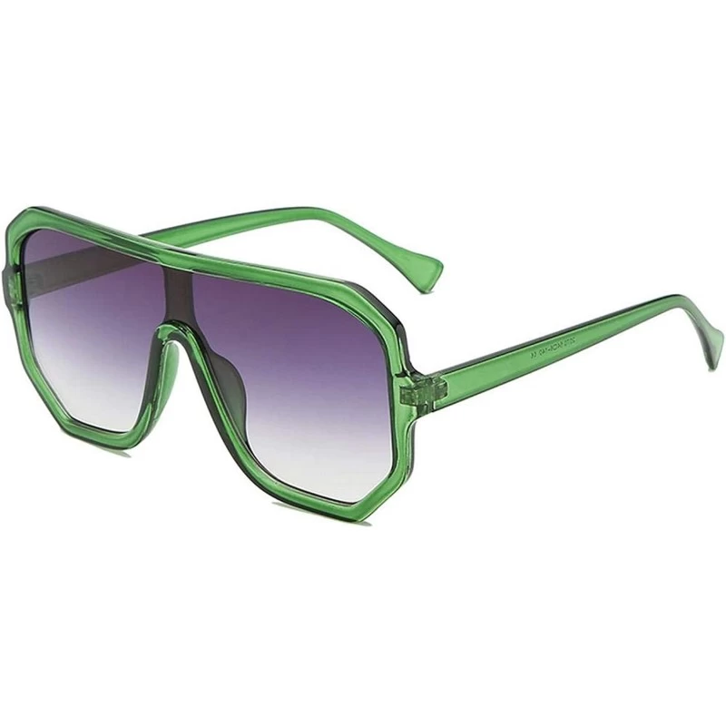 Goggle Big Square Sunglasses Women Vintage Oversized Sun Glasses Goggles Fashion Eyewear UV400 Oculos 9030 - CU18ATA3G45 $54.25