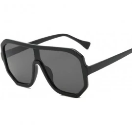 Goggle Big Square Sunglasses Women Vintage Oversized Sun Glasses Goggles Fashion Eyewear UV400 Oculos 9030 - CU18ATA3G45 $54.25