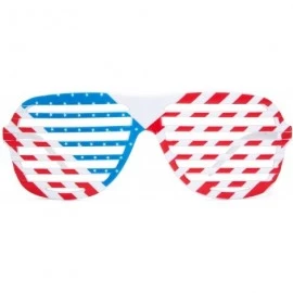 Aviator USA flag shutter style USA sunglasses - CW12K3OF4W3 $10.81