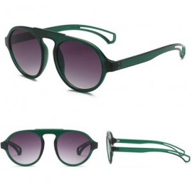 Rectangular Sunglasses Reflective Glasses Fashion - B - CA18UEI0SER $9.85
