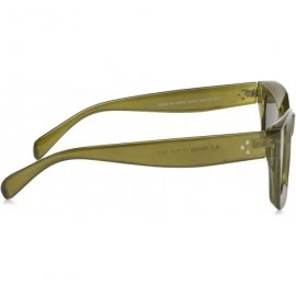 Round Potent Round Sunglasses - Olive - CV18NCK83QR $13.75