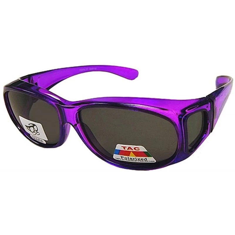 Wrap Fit Over Polarized Sunglasses Small - CW183ZWYL3U $21.68