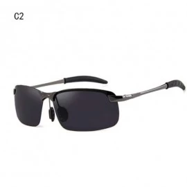 Aviator 2019 Vintage Sunglasses Men Polarized Retro Anti Glare Men Sun Glasses For C1 - C2 - CP18XDWTT4M $17.57