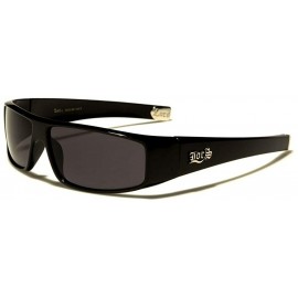 Sport New Locs Gangster Style Hardcore Shades Sunglasses With plastic Frame Men Women. - Black(dark Lens) - CX18XGHGULN $48.27
