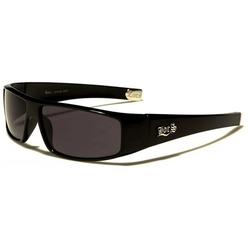Sport New Locs Gangster Style Hardcore Shades Sunglasses With plastic Frame Men Women. - Black(dark Lens) - CX18XGHGULN $20.84