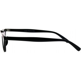 Rectangular Womens Narrow Rectangular Retro Vintage Classic Cat Eye Sunglasses - Red Black - CE18EN9U76T $8.60