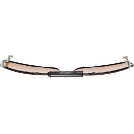 Oval UV Protection Polarized Lens Clip On Sunglasses 57mm Wide x 37mm Height Millimeters - C65-brown - CR18X94WO9X $11.56