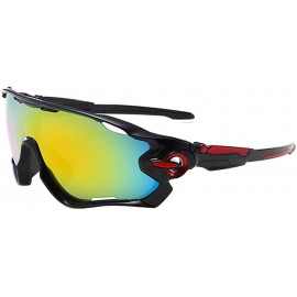 Sport 2 Pack Polarized Sport Sunglasses UV Safety Glasses for Driving Fishing Cycling and Running - CR197ILCUQR $14.92