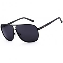 Aviator Men's casual business sunglasses- polarized large frame- lightweight sunglasses - D - CY18RXA07K9 $91.20