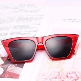 Round Vintage Luxury Square Sunglasses Women 2019 Cateye Sun Glasses Shades Woman Sunglass Ladies Retro Sunglases - C5199CGMC...