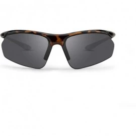 Sport 6 Golf Sunglasses Tortoise Polycarbonate Frame Smoke Lens - CM18C9CX7N9 $15.41