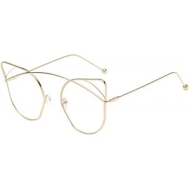 Aviator Women Unisex Fashion Cat Eyes Sunglasses New Shades Acetate Frame UV Glasses Sunglasses - E - C118SW9QEYL $17.20