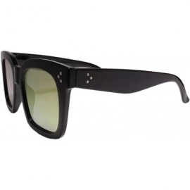 Oversized Oversize Retro Style Swag Hip Hop Rapper Fresh Dope Sunglasses Thick Frame - Orange - CX18Z0H46AN $24.19