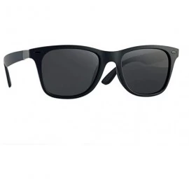 Semi-rimless Sunglasses for Men- Polarized Classic Aviator Sunglasses Retro Style Metal Frame for Cycling Driving - A - CB18T...