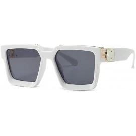 Square Square Luxury Sunglasses for Men Women Oversized Popular Brand Designer UV400 Sun Glasses - CH194TH8088 $12.18