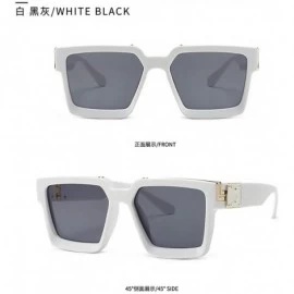 Square Square Luxury Sunglasses for Men Women Oversized Popular Brand Designer UV400 Sun Glasses - CH194TH8088 $12.18
