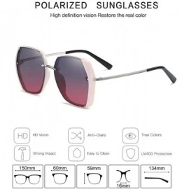 Sport Women Sunglasses Oversized Fashion Woman Shades UV Protection WS008 - Pink Frame - CC198S82QIR $13.47