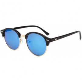 Cat Eye Cat Eye Vintage Rimless Sunglasses UV400 Protection Metal Glasses For Men For Women 4246 - Ice Blue - C118SLW4XRZ $18.21