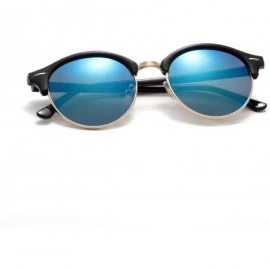 Cat Eye Cat Eye Vintage Rimless Sunglasses UV400 Protection Metal Glasses For Men For Women 4246 - Ice Blue - C118SLW4XRZ $9.55