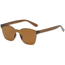 Aviator Men Sports Sunglasses Polarized for Baseball Fishing Cycling Flexible Frame Sun Glasses Women - D - CN199AUNS6D $18.54