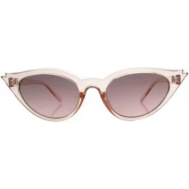 Cat Eye Womens Retro 1950s Cat Eye Sunglasses P2457 - Pink - CG18QHXT5HK $12.99