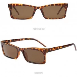 Aviator Unisex Vintage Sunglasses Rapper Fashion Small Square Frame Sun Glasses Eyewear - F - C018TQZD36A $7.26