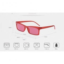Aviator Unisex Vintage Sunglasses Rapper Fashion Small Square Frame Sun Glasses Eyewear - F - C018TQZD36A $7.26