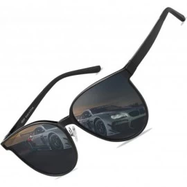 Goggle Polarized Sunglasses for Men and Women - Al-Mg Metal Frame Ultra Light 100% UV Blocking Fashion Sun glasses - CG194IC7...
