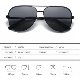Shield QUAY X Desi Perkins Key Sahara Fade Sunglasses Mini Aviator - Black Silver - CP18YZ6GOLL $21.68