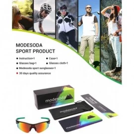 Goggle Men Sports Sunglasses Polarized for Baseball Fishing Cycling Flexible TR90 Frame Sun Glasses Women - CV18ZH2E39Y $25.93