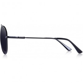 Aviator Men's Polarized Sunglasses for Men Women - Elastic Legs UV 400 Lens Protection - Black - C618MHNGLX3 $25.70