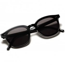 Square Fashion Square Sunglasses Women Studded Small Frame Sun Glasses Beige Retro Eyeglasses Shades - Black - C2198ZWN0NE $6...
