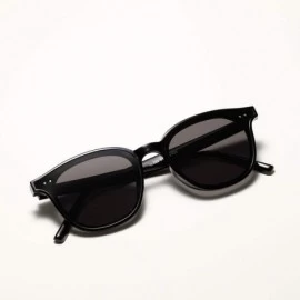 Square Fashion Square Sunglasses Women Studded Small Frame Sun Glasses Beige Retro Eyeglasses Shades - Black - C2198ZWN0NE $3...