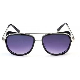 Goggle Classic steampunk sunglasses street style Men/Women Sunglasses Vintage goggle - Black/Grey - CL185398GZI $7.96
