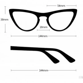 Sport Classic style Cat Eye Sunglasses for Unisex PC Resin UV 400 Protection Sunglasses - White - C018SZUGNAY $18.24