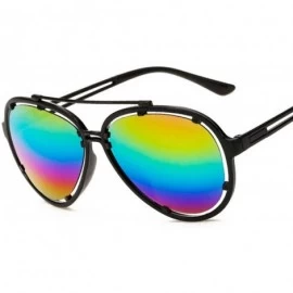 Sport 2019 Color Film Sunglasses Women Top Brand Designer Rainbow Sun Glasses For Women Retro Outdoor Driving Glasses - CV18W...