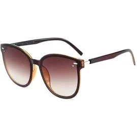 Cat Eye Big Cat Eye Sunglasses Women Men Sunglasses Ladies Metal YV400 Lens Eyeglasses - C4 - C1198UIC9YG $23.35