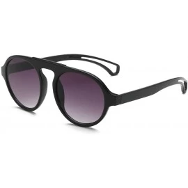 Round Sunglasses Reflective Glasses Fashion - F - CC18U0CAXMK $18.99