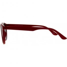 Oval Womens Sunglasses Designer Fashion Triangular Oval Frame UV 400 - Red - C618DM6DQNN $8.67