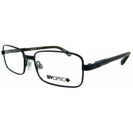 Rectangular New Optic Rx Prescription Eyeglasses - Hunter (52-16-140) - Matte Black - CA118EK2MEH $47.64