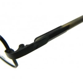 Rectangular New Optic Rx Prescription Eyeglasses - Hunter (52-16-140) - Matte Black - CA118EK2MEH $25.08