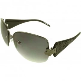 Rimless TU9308 Rimless Fashion Sunglasses - Black - CS11DN2BYXL $9.88