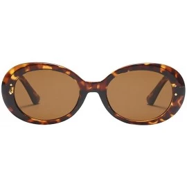 Goggle Sunglasses Goggles Polarized Oval Eyeglasses Glasses Eyewear - Coffee - CO18QNLGC6M $20.61