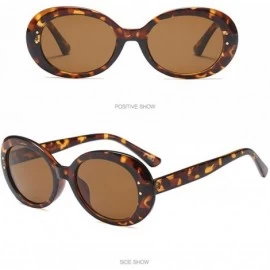 Goggle Sunglasses Goggles Polarized Oval Eyeglasses Glasses Eyewear - Coffee - CO18QNLGC6M $20.61