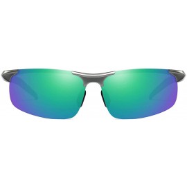 Oval Polarized Sunglasses Sunglasses for Men Polarized Sunglasses for Men - H - CJ198O0RCTE $19.04